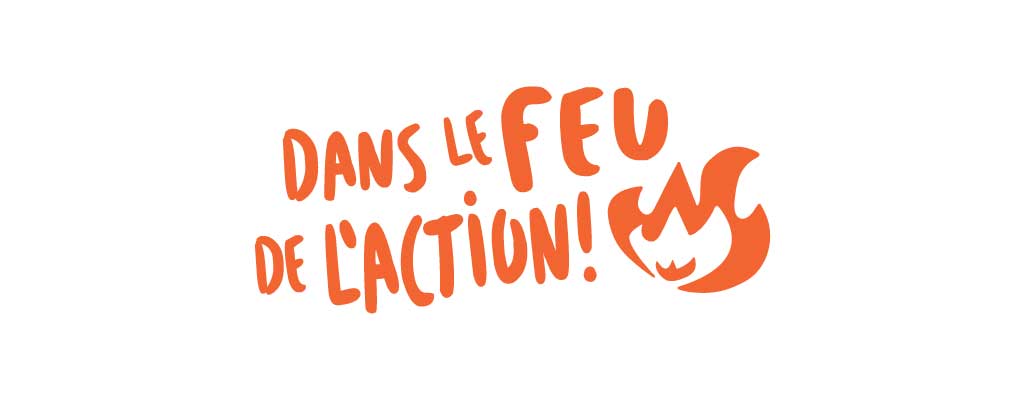 Logo - Dans le feu de l'action!